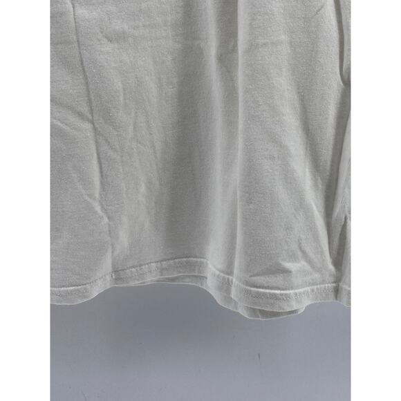HANES Men's White V-Neck Short Sleeve Casual Underlayer T-Shirt SZ M - Picture 6 of 9
